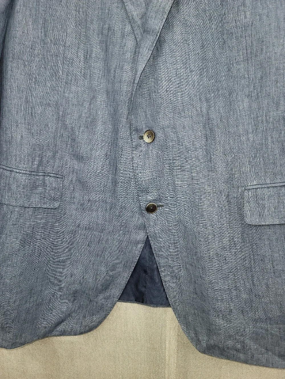 Ermengildo Zegna Nwt Mens Linen Blazer Sports Jacket Size 62R Or US Size 52R